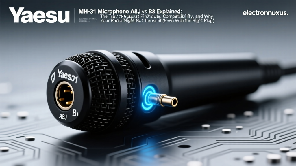 Yaesu MH-31 Microphone A8J vs B8 Explained: The Truth About Pinouts, Compatibility, and Why Your Radio Might Not Transmit (Even With the Right Plug)