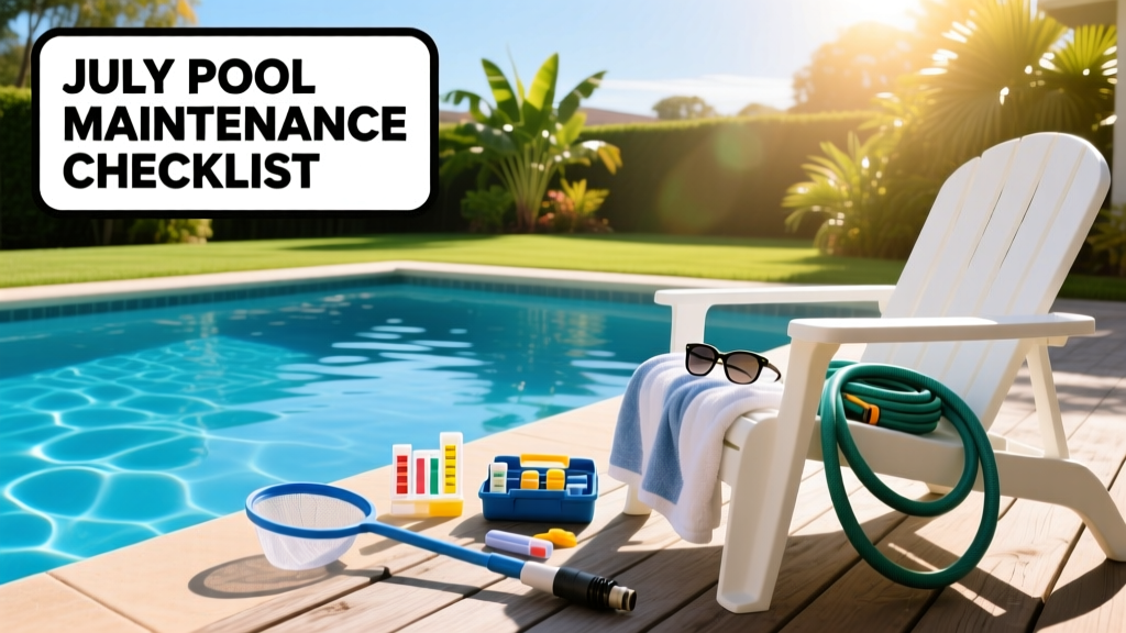 July Pool Maintenance: Summer Heat Survival Checklist