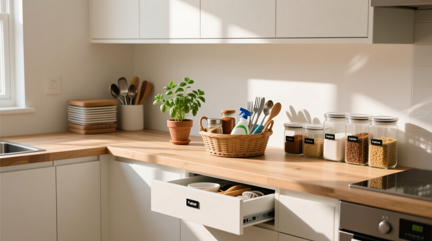how to declutter the kitchen