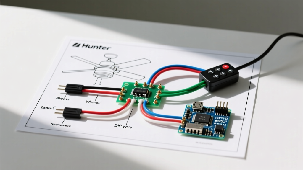 Step-by-Step Wiring Diagram for Hunter Ceiling Fan With Remote