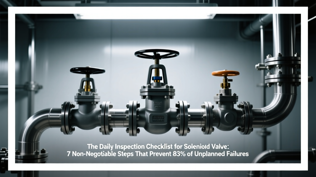 Solenoid Valve Daily Inspection: 7 Steps to Prevent