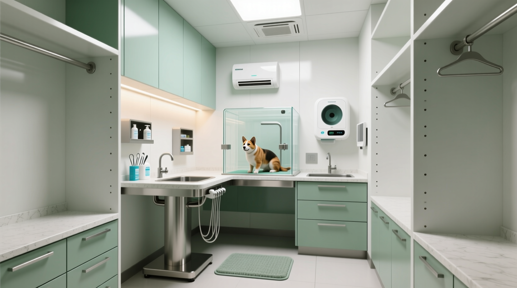 closet organization tips pet toothbrushing station