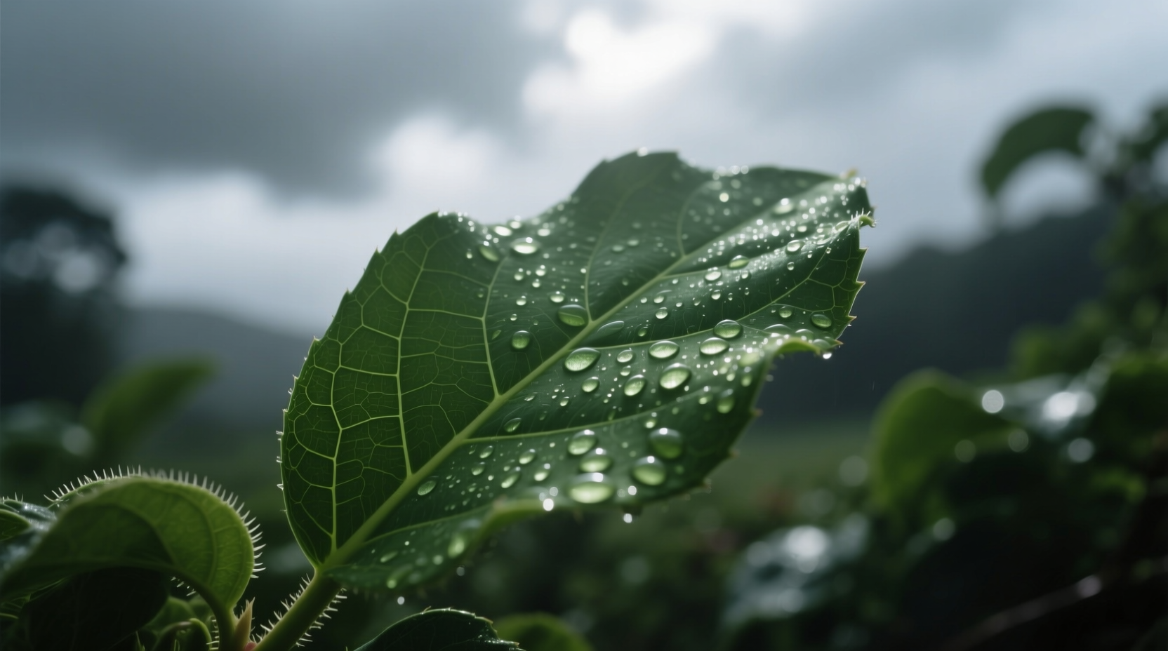 do plants get sun on cloudy days