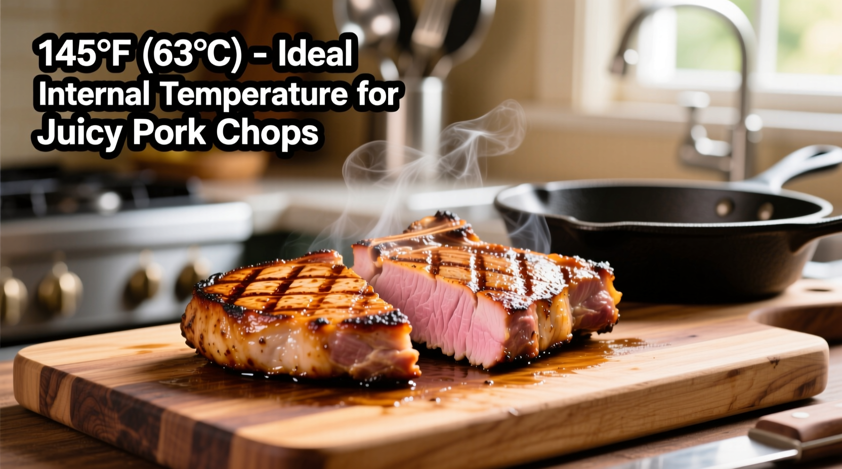 what temperature to cook pork chops