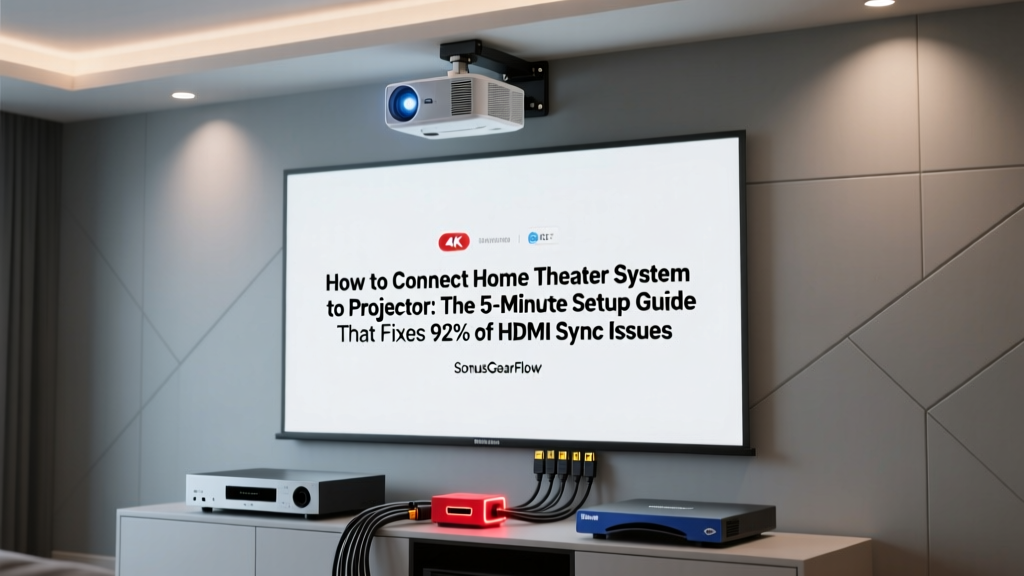 Home Theater to Projector Setup: Fix HDMI Sync & Audio
