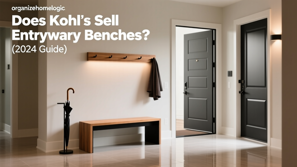 Does Kohl's Sell Entryway Benches? (2024 Guide)