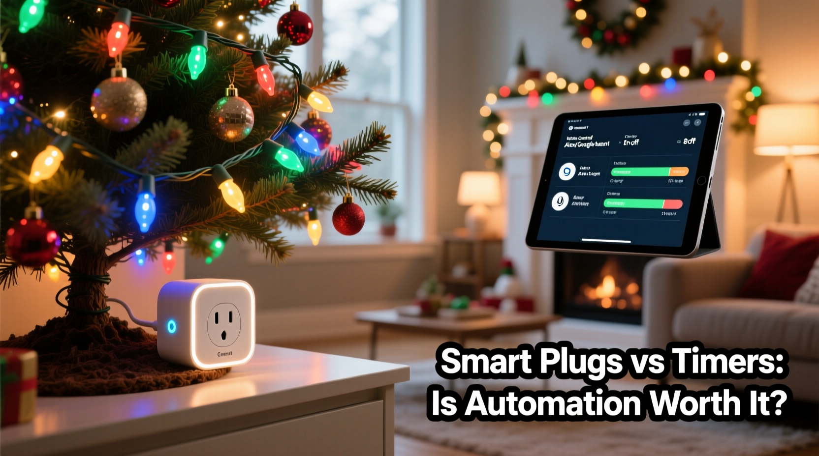 are smart plugs worth it for controlling holiday lights or basic timers suffice