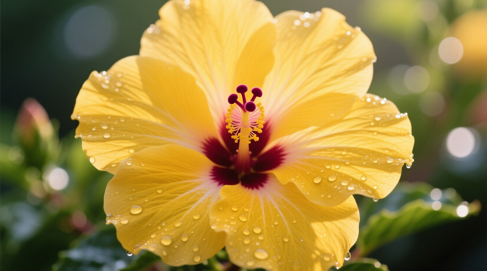 yellow hardy hibiscus