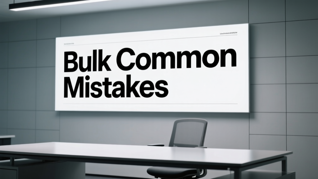 Bulk Common Mistakes: What 10+ Years of Supply Chain Audits Reveal About Costly Oversights