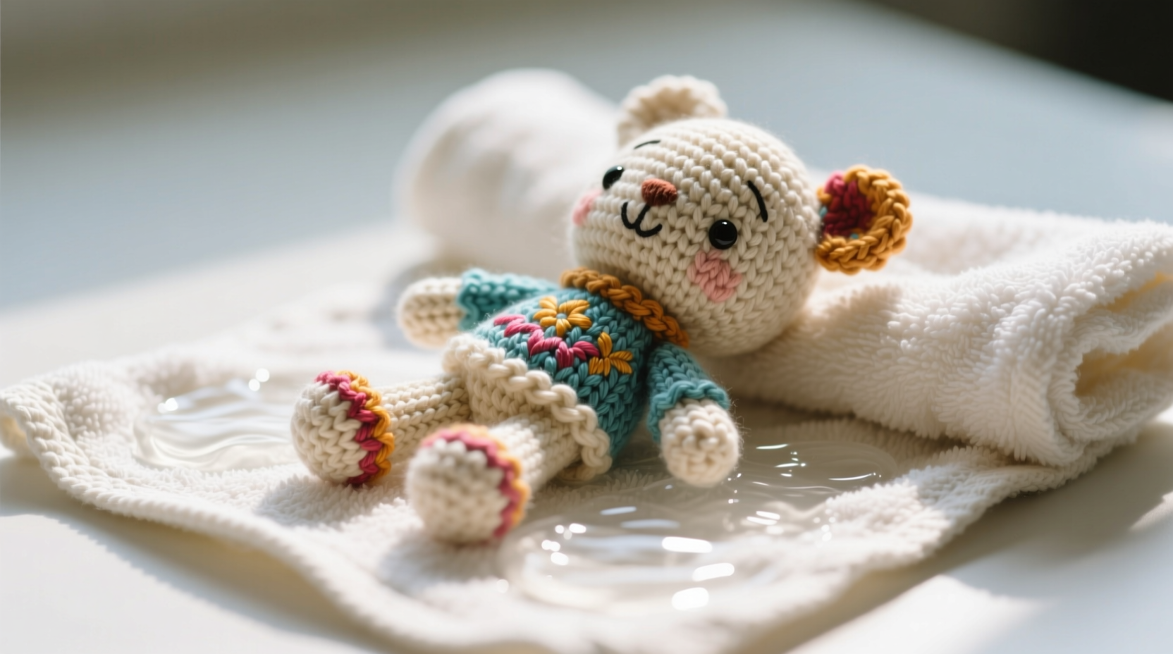 how to wash knitted amigurumi safely