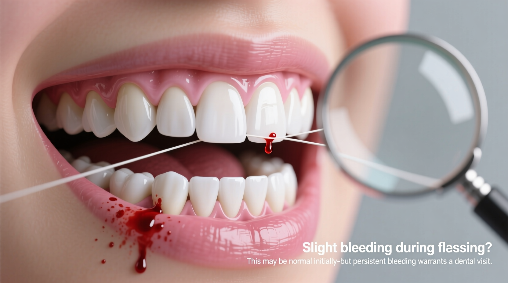 is it normal for gums to bleed slightly when flossing and when to see a dentist