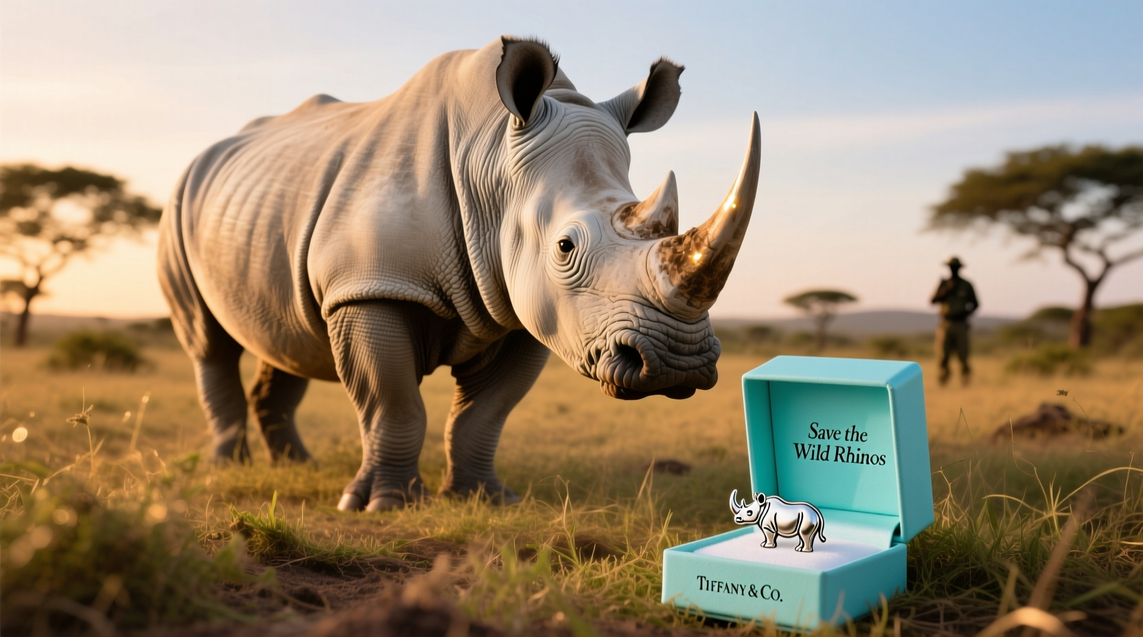 tiffany save the wild rhinos