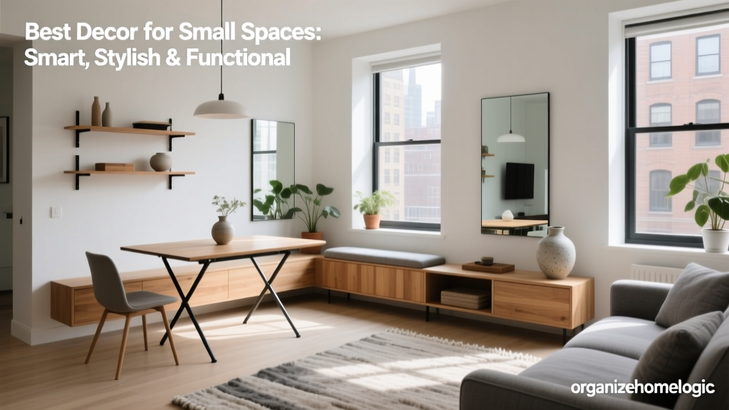Best Decor for Small Spaces: Smart, Stylish & Functional