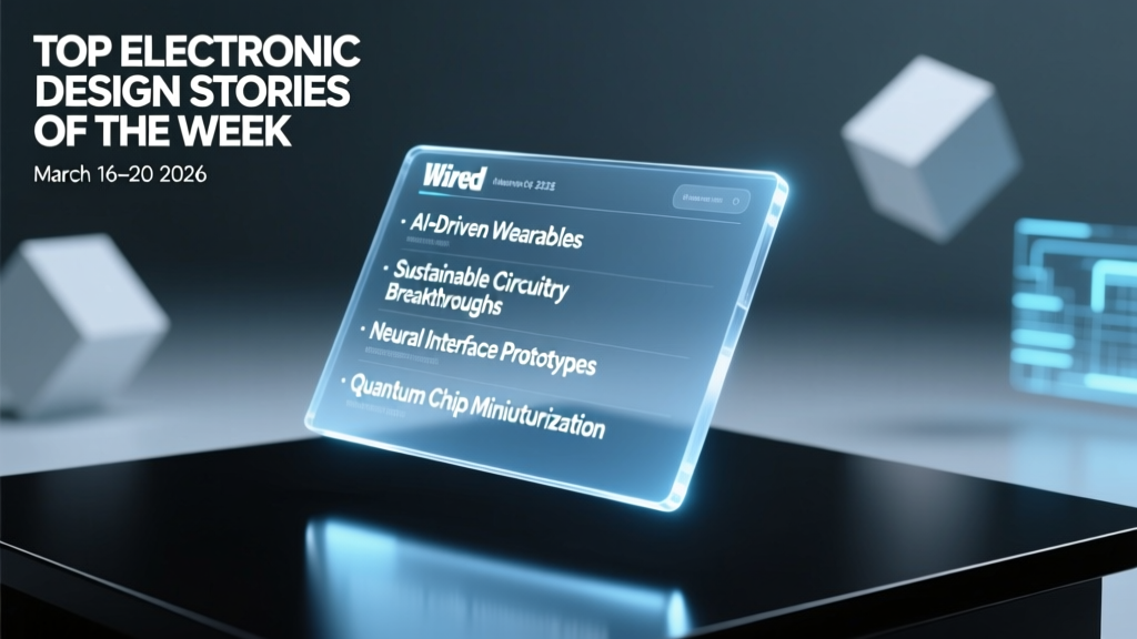 Electronic Design Top Stories of the Week: March 16–20, 2026