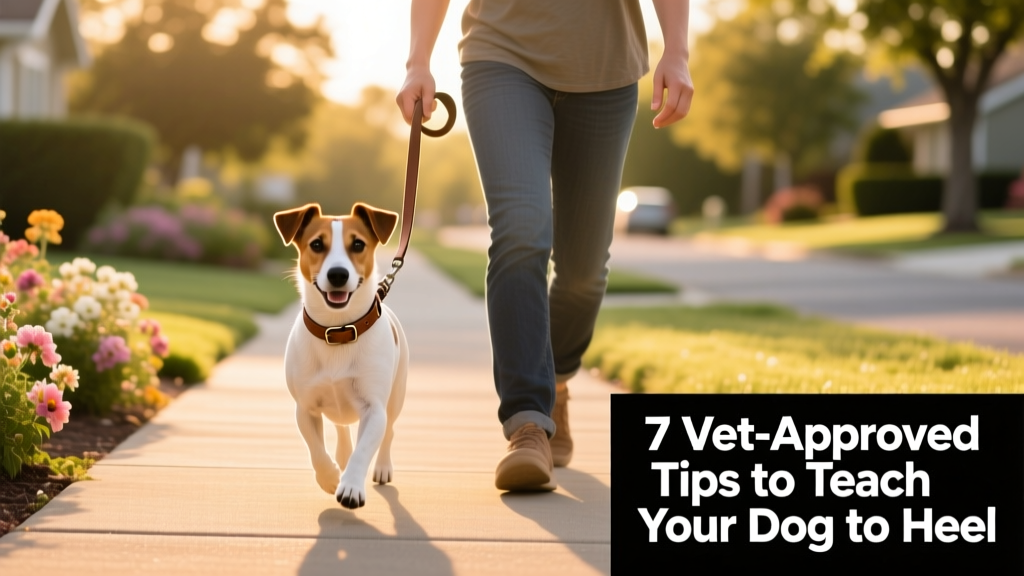 Jack Russell Terrier doing heeling training