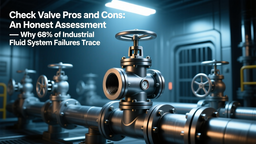 Check Valve Pros & Cons: Fix 68% of Fluid Failures
