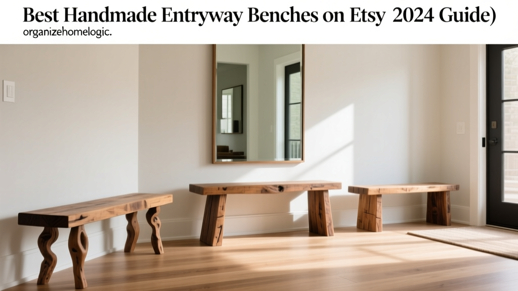 Best Handmade Entryway Benches on Etsy (2024 Guide)