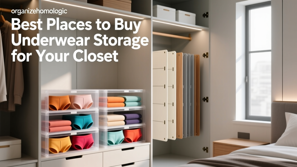 Best Places to Buy Underwear Storage for Your Closet