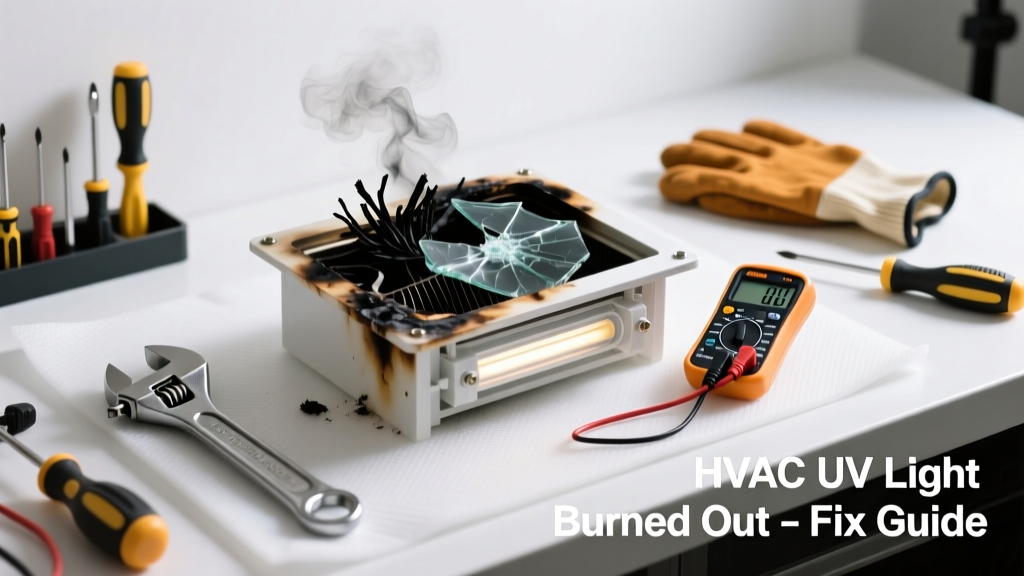 HVAC UV Light Burned Out & Making Noise: Fix Guide