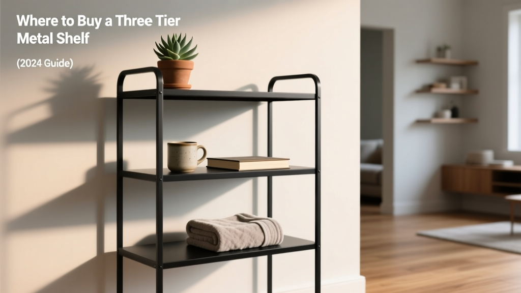 Where to Buy a Three Tier Metal Shelf (2024 Guide)