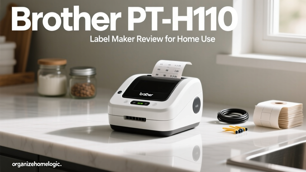 Brother PT-H110 Label Maker Review for Home Use