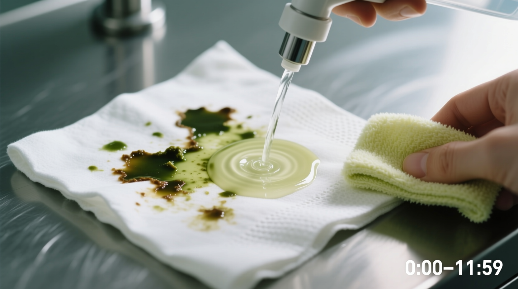 wasabi stain removal without yellowing
