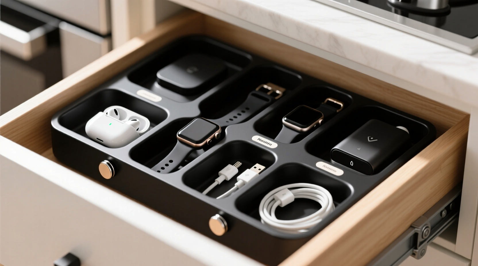 closet organization tips hide wearable cables without tangling