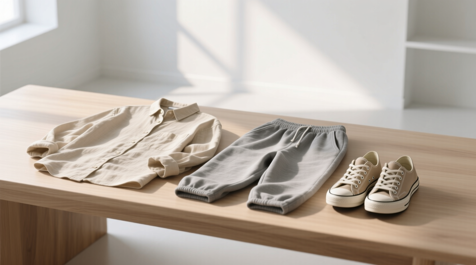 simplified week clothes