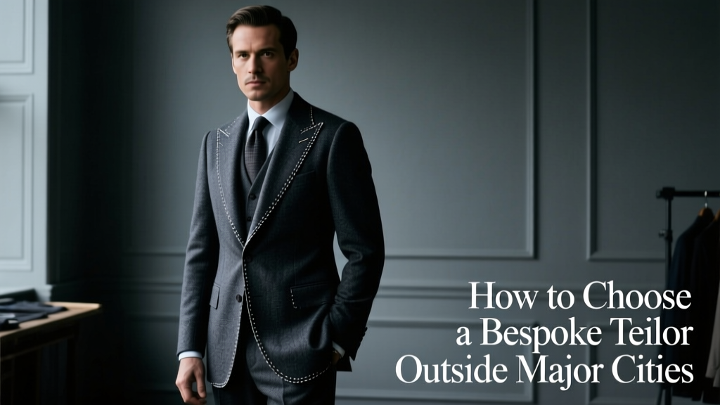 How to Choose a Bespoke Tailor Outside Major Cities