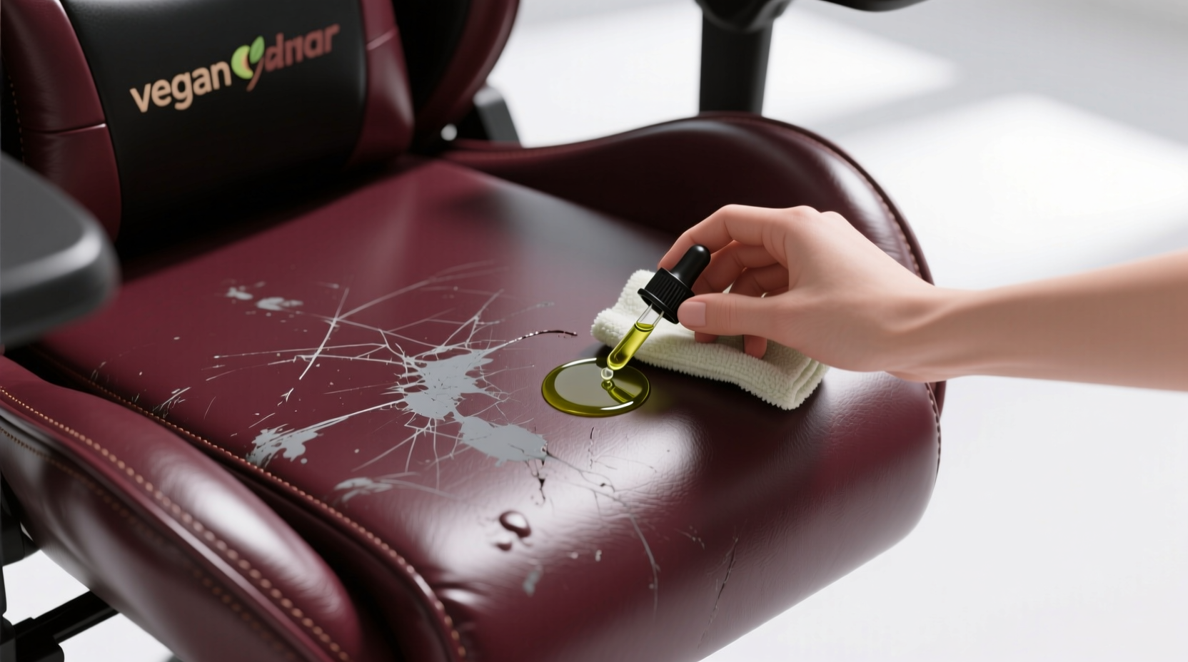 eco friendly scuff removal for vegan leather chairs
