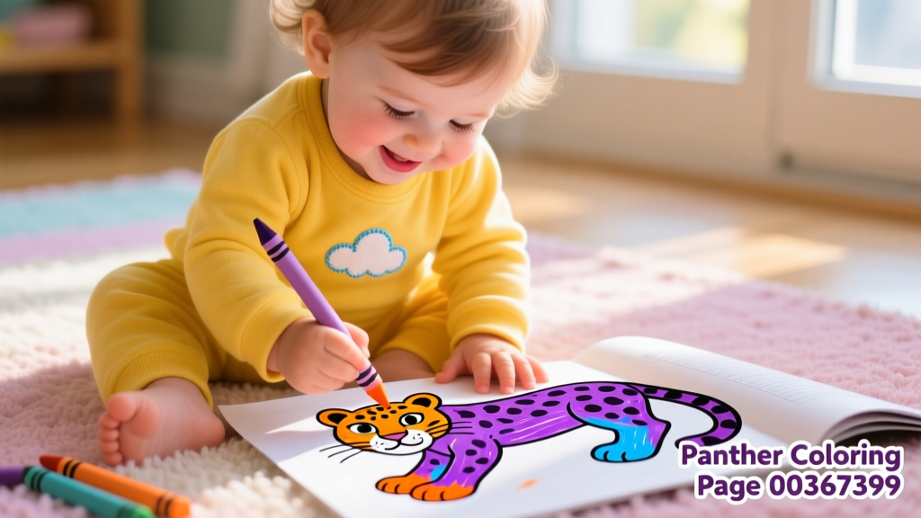 Panther Coloring Pages_00367399: Developmental Benefits, Classroom Integration, and Evidence-Based Art Strategies for Toddlers and Preschoolers