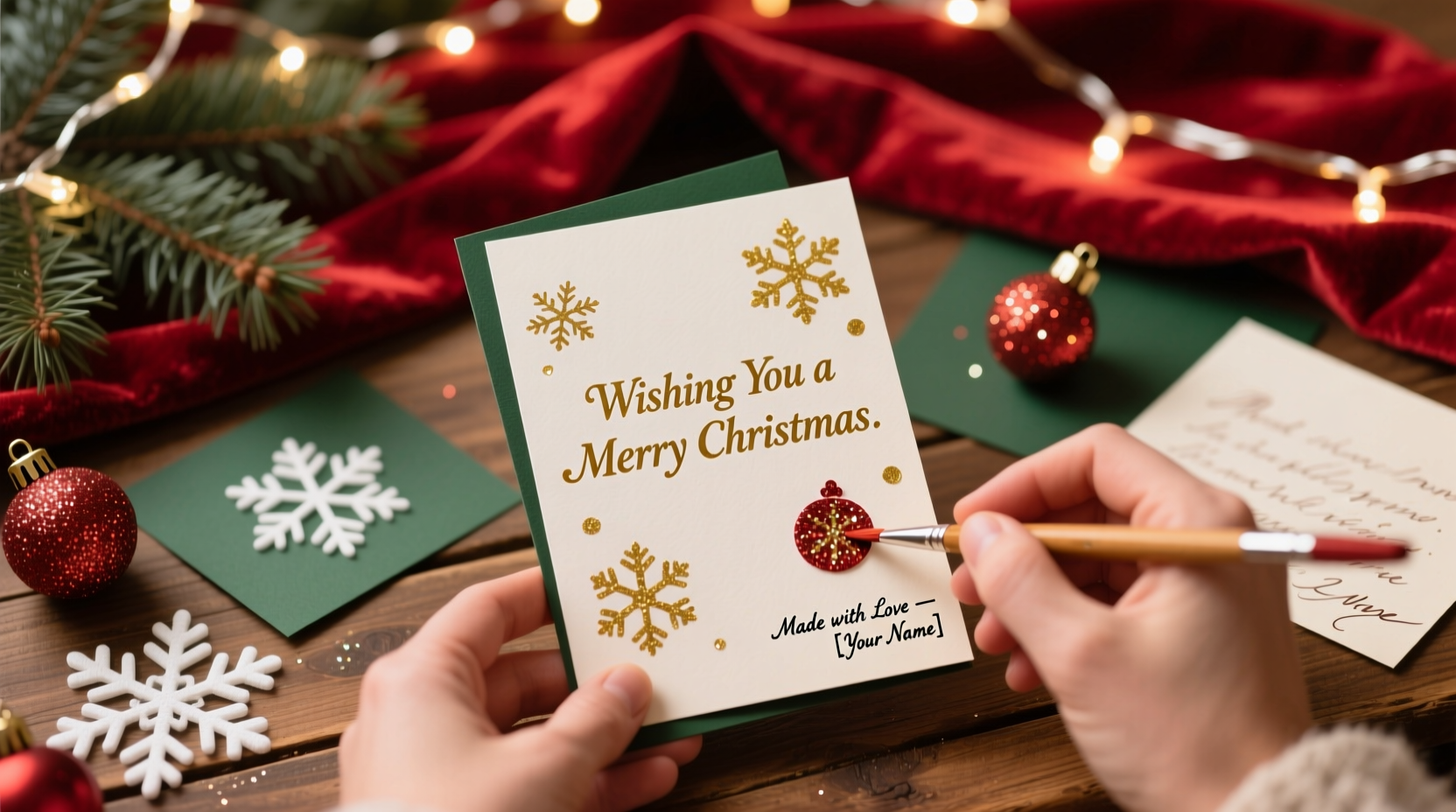 how do i make christmas cards