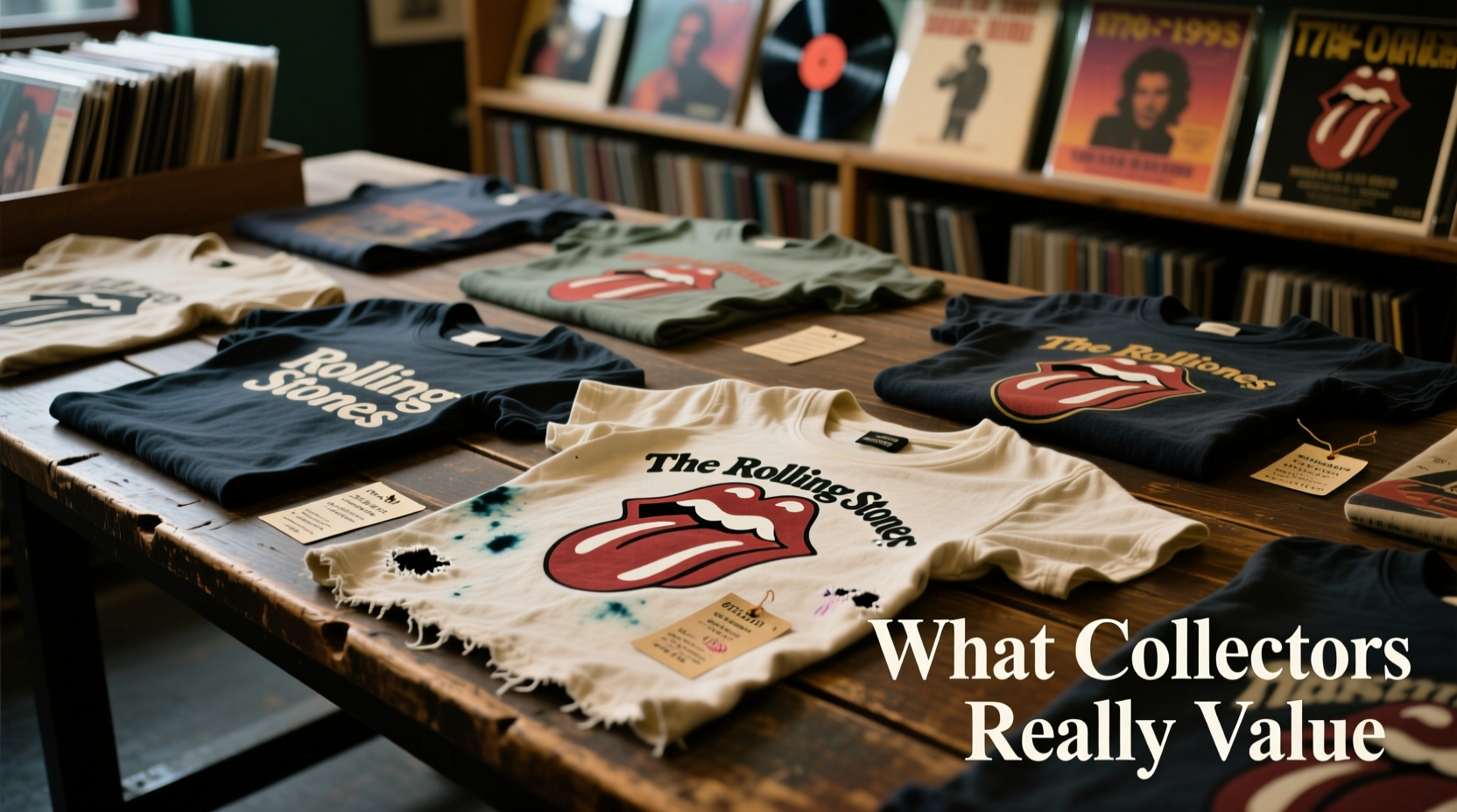 why are vintage band tees so expensive what collectors look for