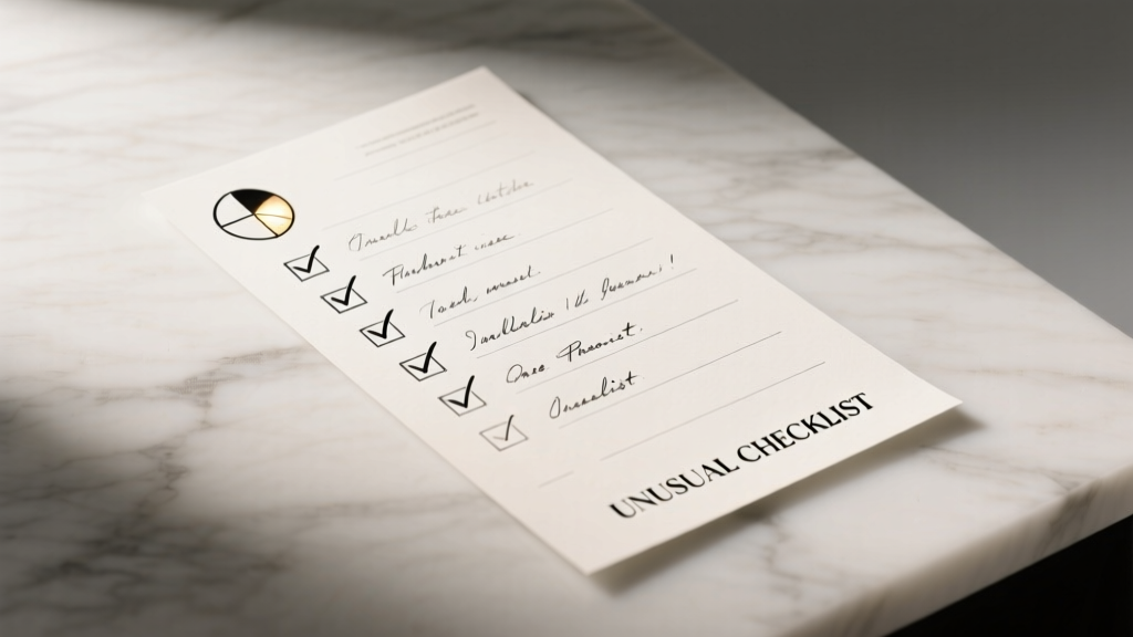 The Unusual Checklist: Why Non-Standard Verification Protocols Are Reshaping Quality, Safety, and Compliance