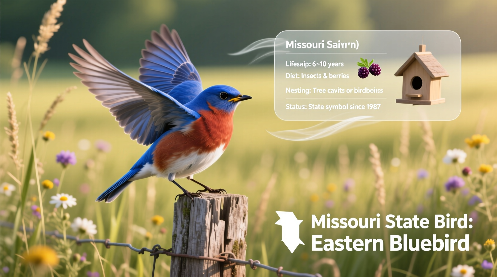 What Is the Missouri State Bird? Eastern Bluebird Facts