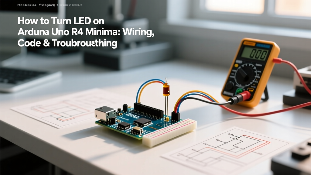 How to Turn LED on Arduino Uno R4: Wiring, Code & Troubleshooting