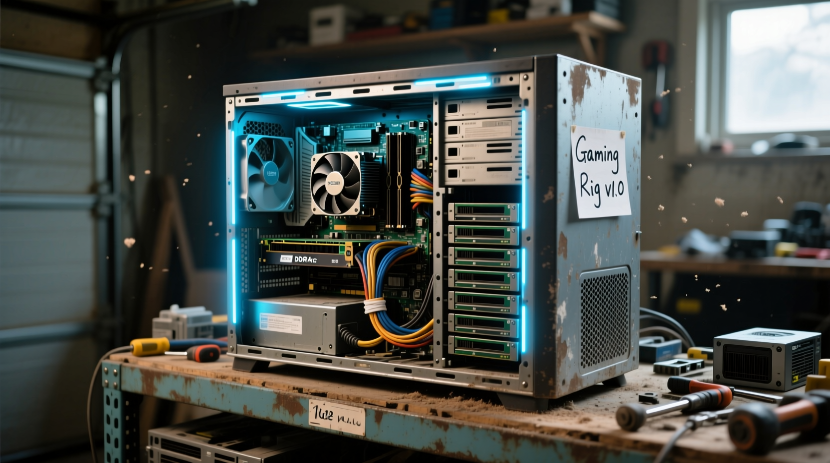build a super cheap gaming pc with old server parts