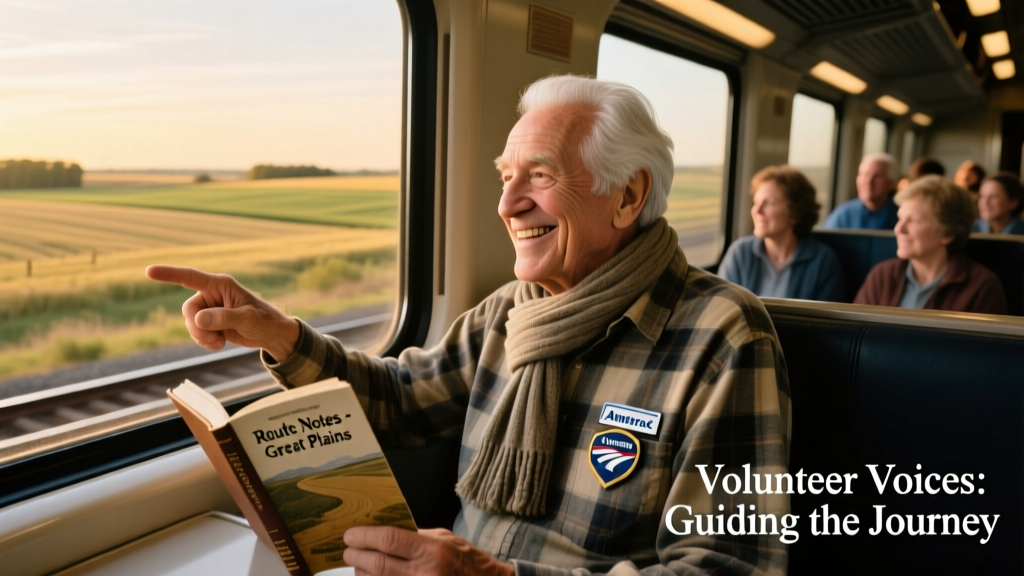 Meet The Retirees Who Serve As Volunteer Guides On Amtrak Trains
