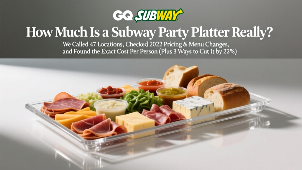 Subway Party Platter Cost: 2026 Price Per Person & Savings