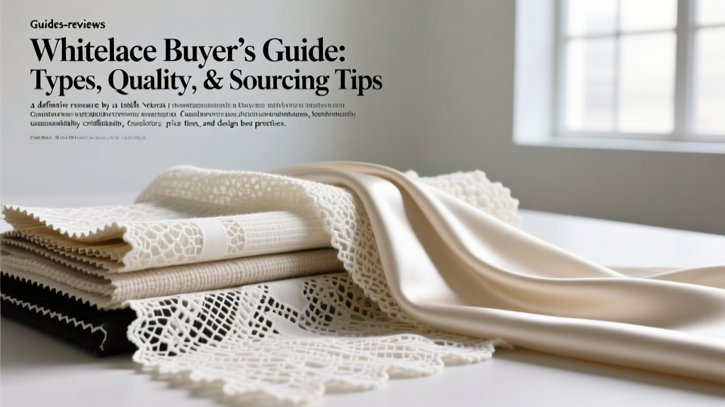 Whitelace Buyer’s Guide: Types, Quality, & Sourcing Tips
