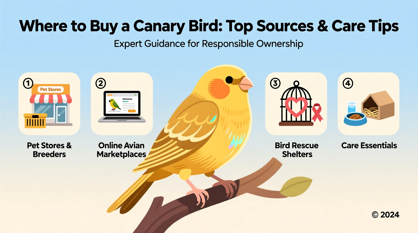 Where to Buy a Canary Bird: Top Sources & Care Tips