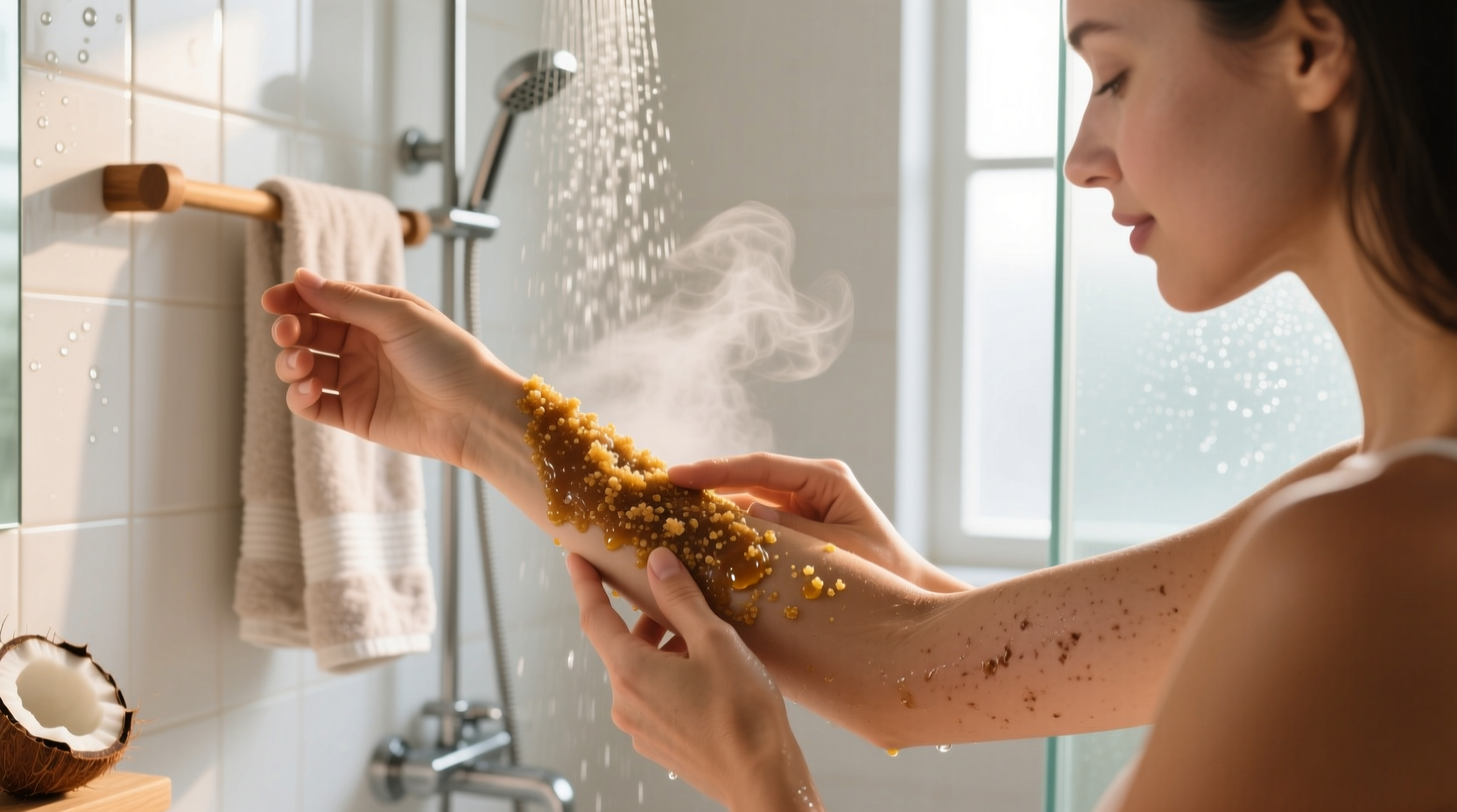 how to use sugar scrub