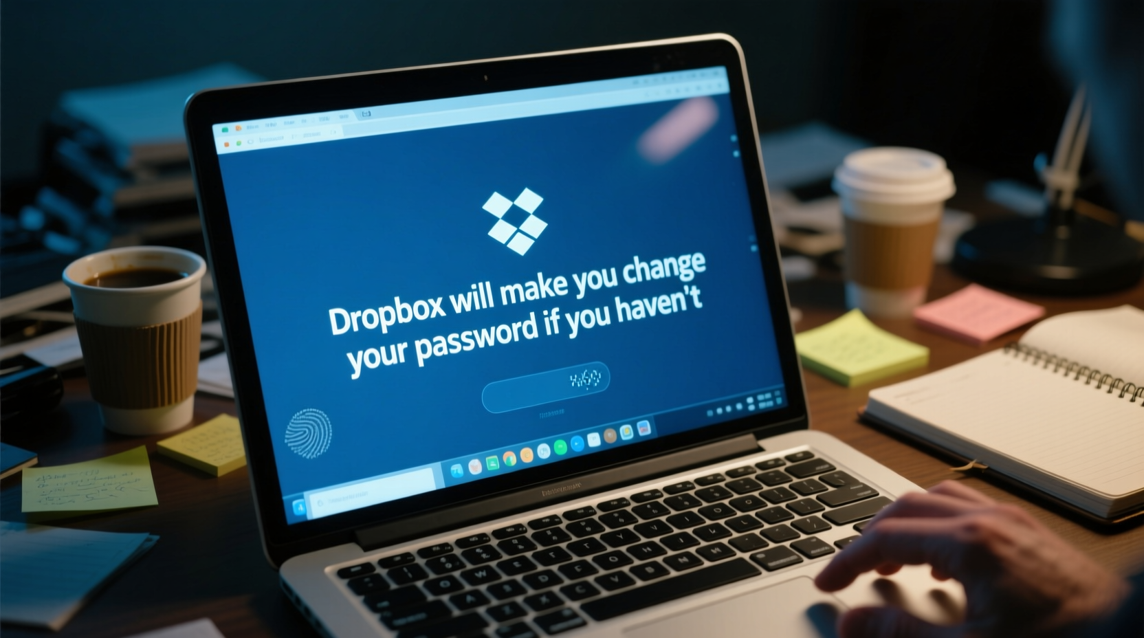 dropbox will make you change your password if you haven