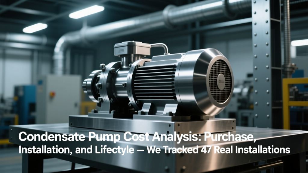 Condensate Pump TCO: Real 10-Year Cost Analysis