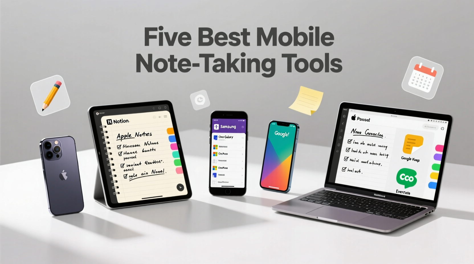 Five Best Mobile Note Taking Tools for Tech Efficiency (2024)