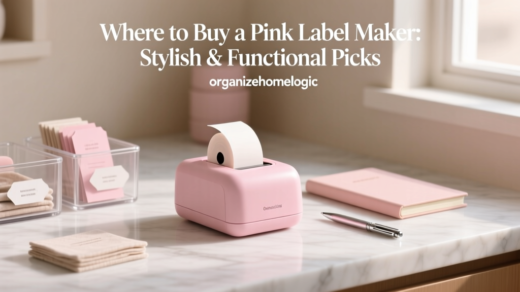 Where to Buy a Pink Label Maker: Stylish & Functional Picks