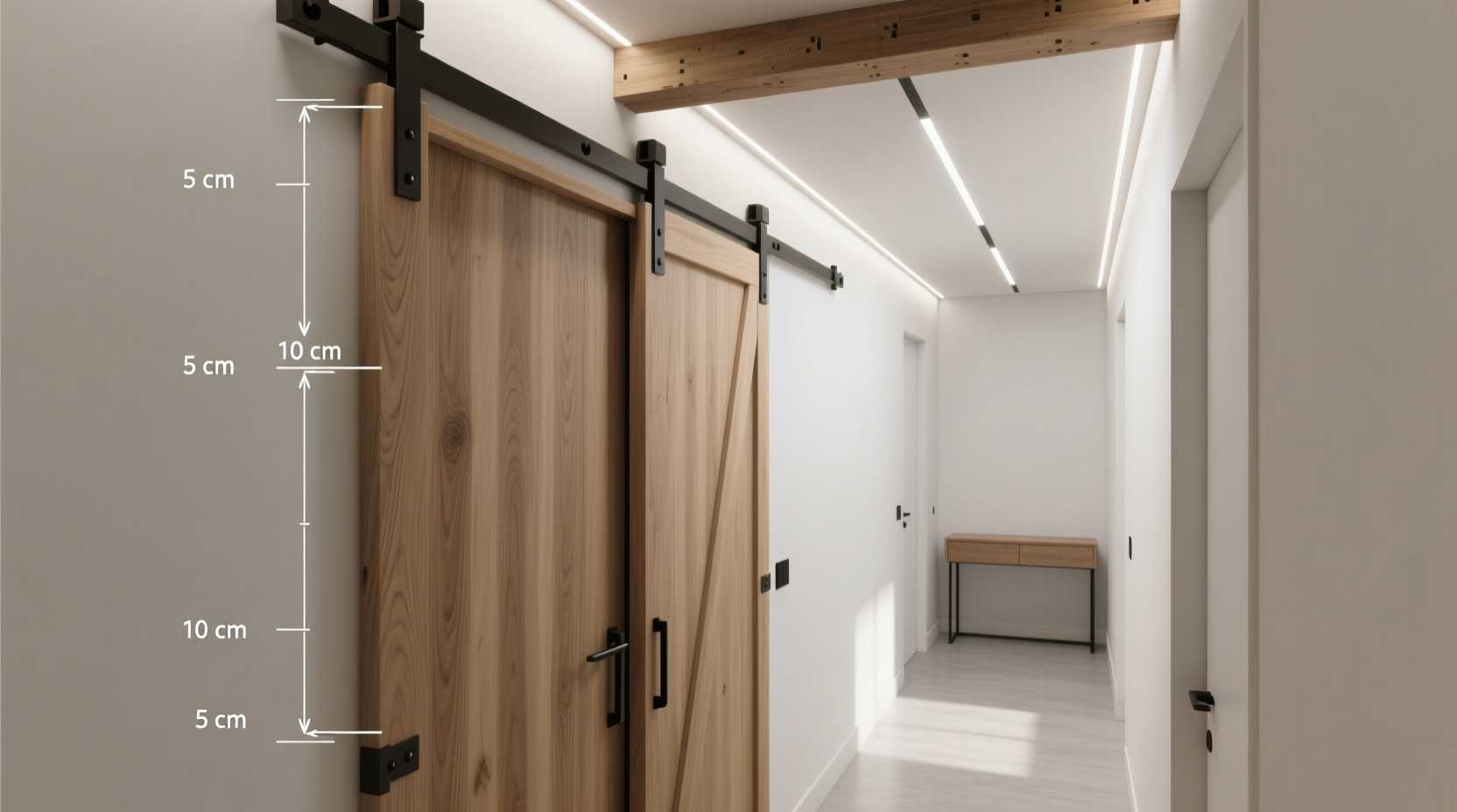 sliding barn door closet worth it for narrow hallways
