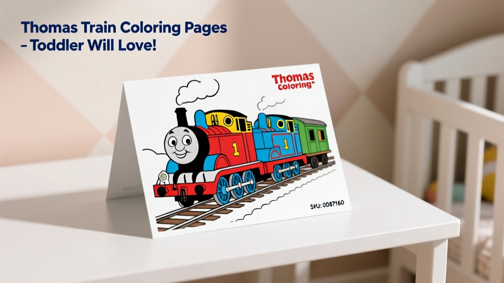 Thomas Train Coloring Pages Toddlers Will Love: Safe, Developmentally Appropriate, and Screen-Free Fun