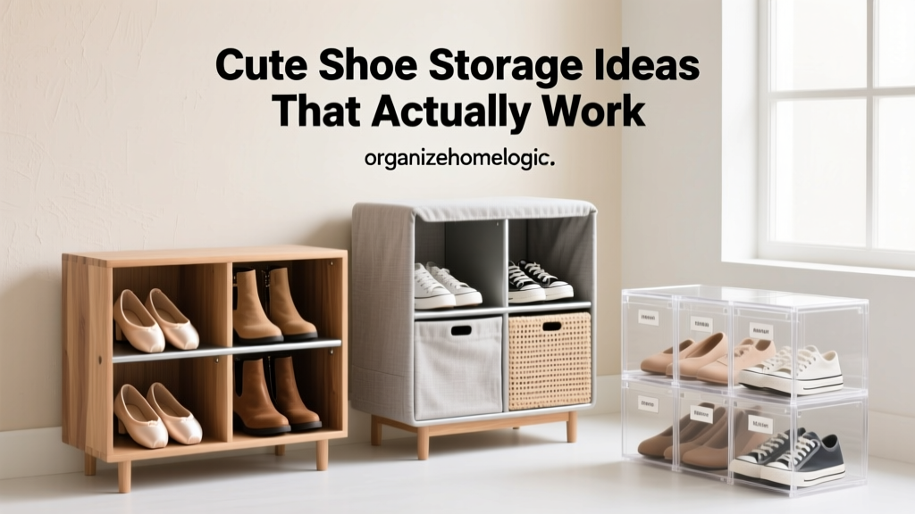 Cute Shoe Storage Ideas That Actually Work