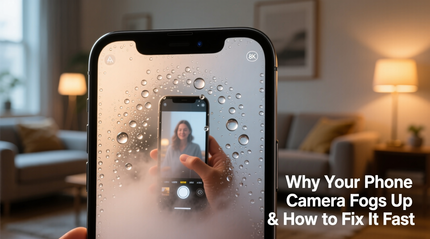 why does my phone camera fog up indoors and how to stop it fast